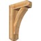 Ekena Millwork Thorton Craftsman Rough Sawn Bracket w/ Offset Brace, Western Red Cedar, 8"W x 26"D x 38"H BKT0806X26X38THR04RWR - alternate 1